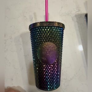 Starbucks Iridescent Studded Cold Cup 16oz – Rainbow Limited Edition